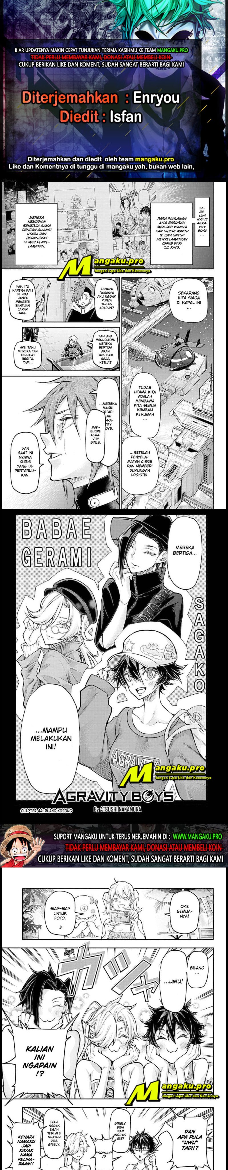 Agravity Boys Chapter 44 Gambar 1